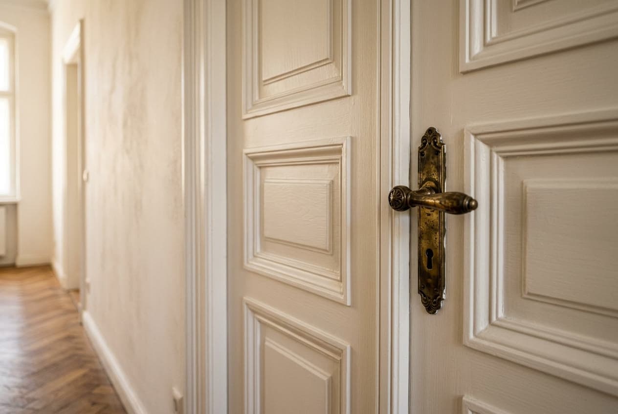 Acht Kassettentüren für einen Altbau von 1912: Nachher