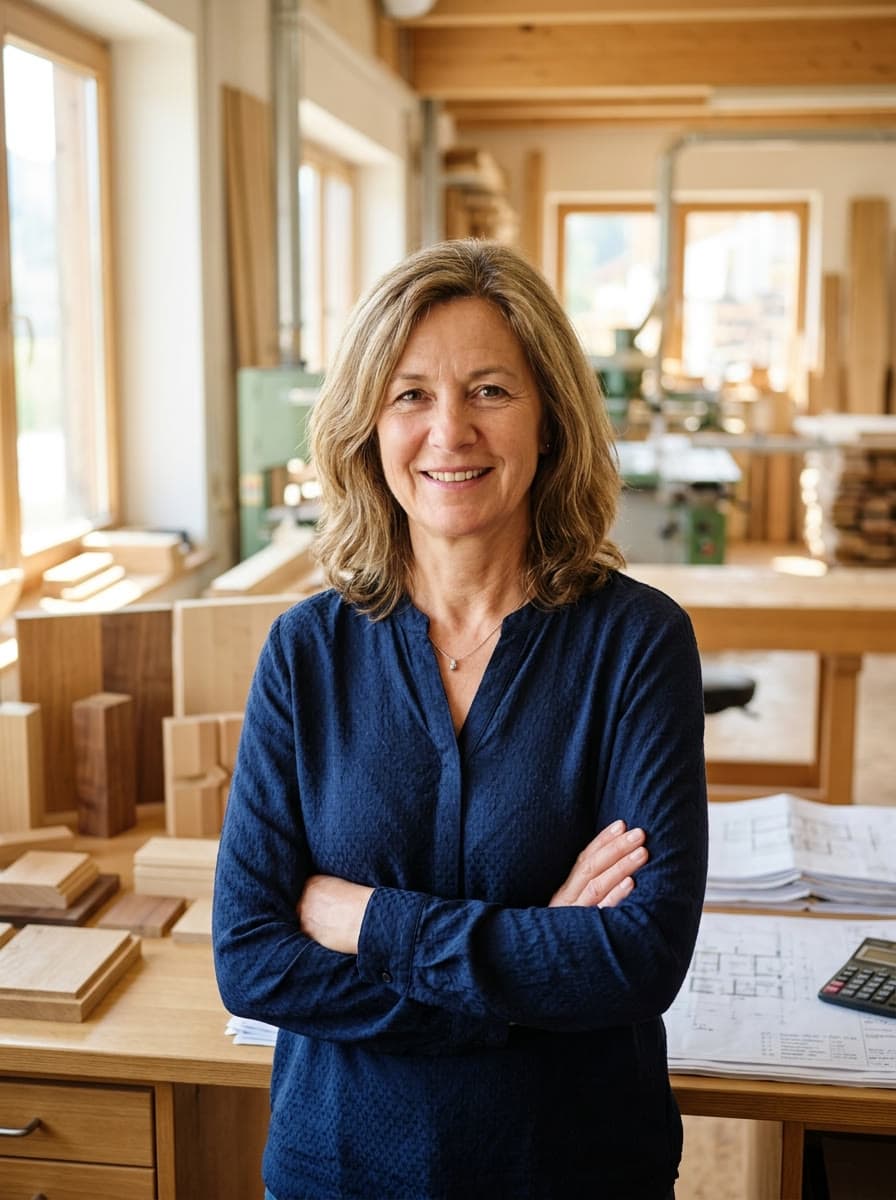 Porträt von Sabine Schneider, Büro & Projektkoordination